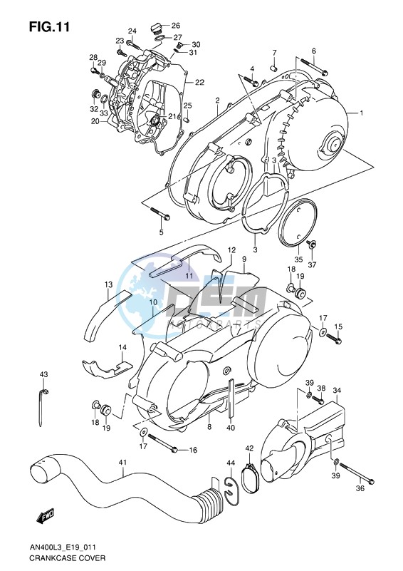 CRANKCASE COVER