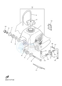 PW50 (2SA5 2SA6) drawing FUEL TANK