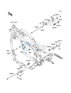 VN1600_MEAN_STREAK VN1600-B2H GB XX (EU ME A(FRICA) drawing Engine Mount