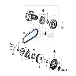 VIVA SP1 drawing CLUTCH