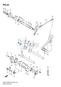 GSX-R1000 (E3-E28) drawing GEAR SHIFTING