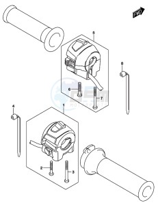 GSX-S125 drawing HANDLE SWITCH