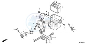 CBR250RAD CBR250R ABS 2E - (2E) drawing ABS MODULATOR