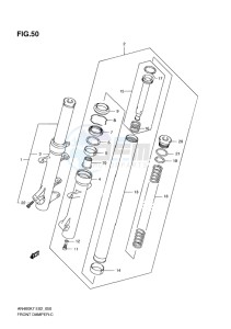 AN400 BURGMAN EU-UK drawing FRONT FORK DAMPER