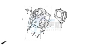 C50S drawing CYLINDER HEAD