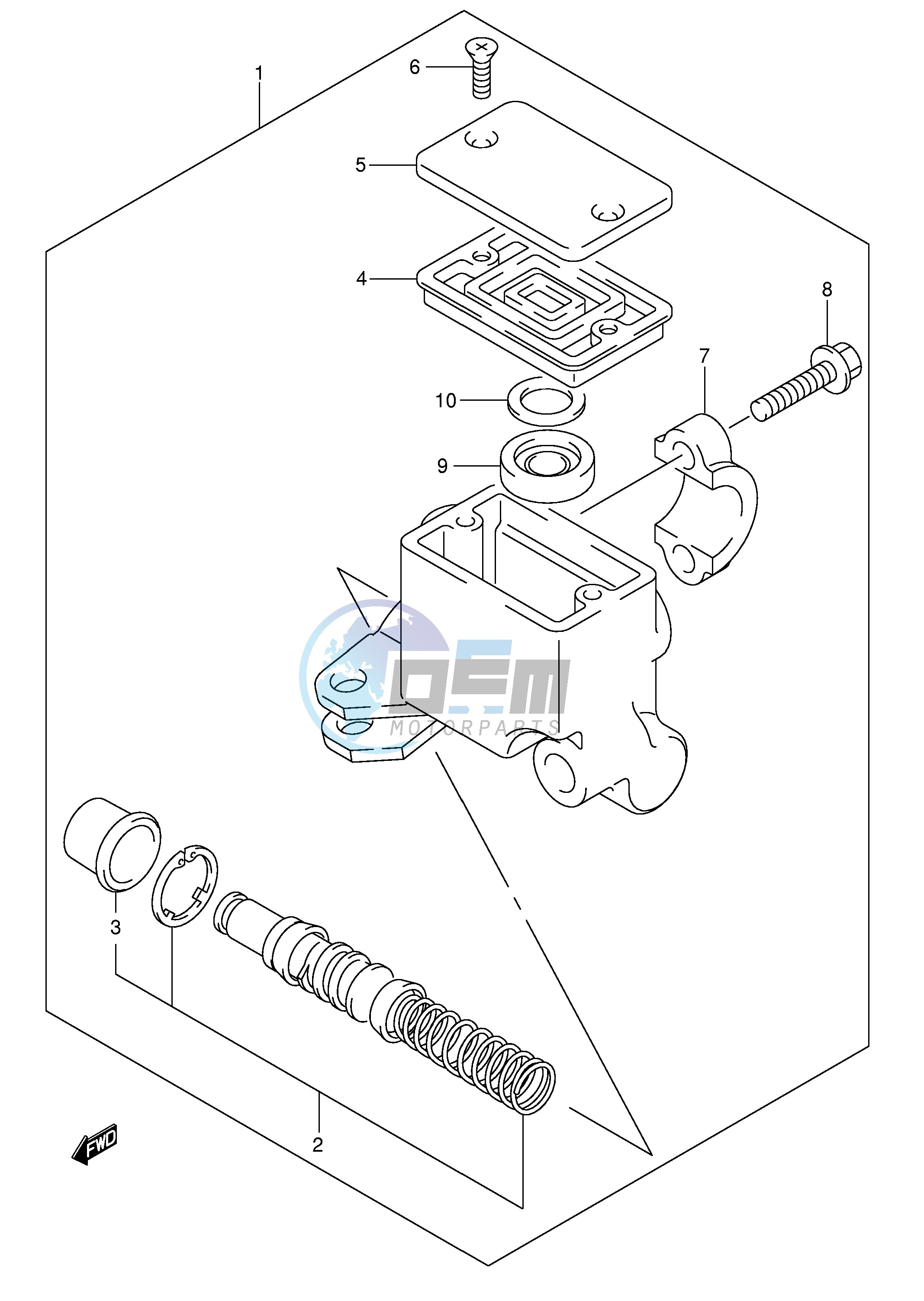 FRONT MASTER CYLINDER