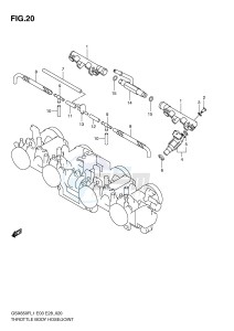 GSX650F (E3-E28) Katana drawing THROTTLE BODY HOSE JOINT (GSX650FAL1 E28)