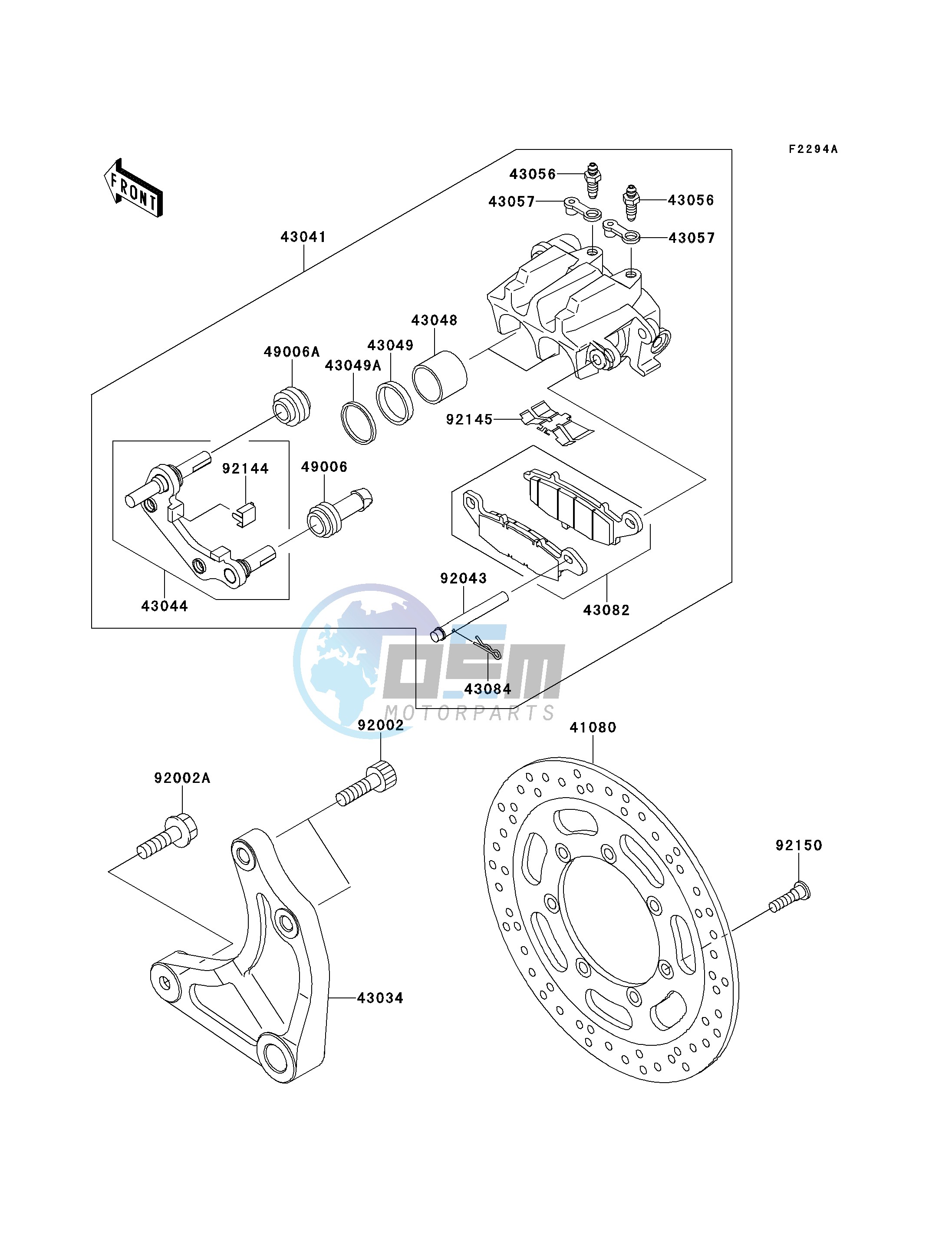 REAR BRAKE-- VN1500-G3- -