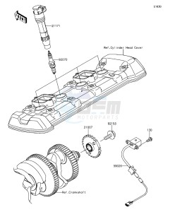 Z1000 ABS ZR1000GEF FR GB XX (EU ME A(FRICA) drawing Ignition System