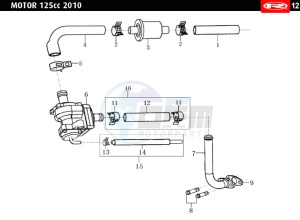 TANGO-125-WHITE drawing VALVE AIS