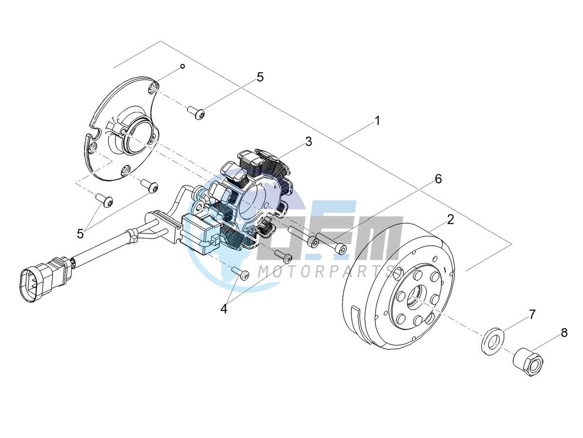 Cdi magneto assy / Ignition unit