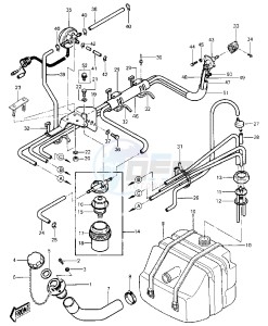 JS 550 A [JS550] (A5-A8) [JS550] drawing FUEL TANK