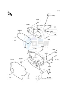 VN 2000 A [VULCAN 2000] (A6F-A7F) A7F drawing RIGHT ENGINE COVER-- S- -