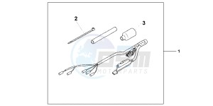 VFR1200FB drawing GRIP HEATER ATT