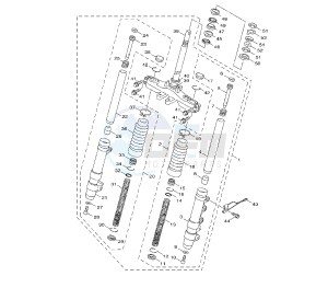 YW BW'S 125 drawing FRONT FORK