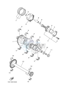 MTN850 MTN-850-A MT-09 ABS (BS2B) drawing CRANKSHAFT & PISTON