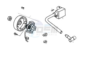 VARIANT REVOLUTION - 50 cc drawing FLYWHEEL MAGNETO