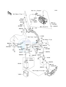 VN 2000 G [VULCAN 2000] (8F-9F) G8F drawing FUEL EVAPORATIVE SYSTEM-- CA- -