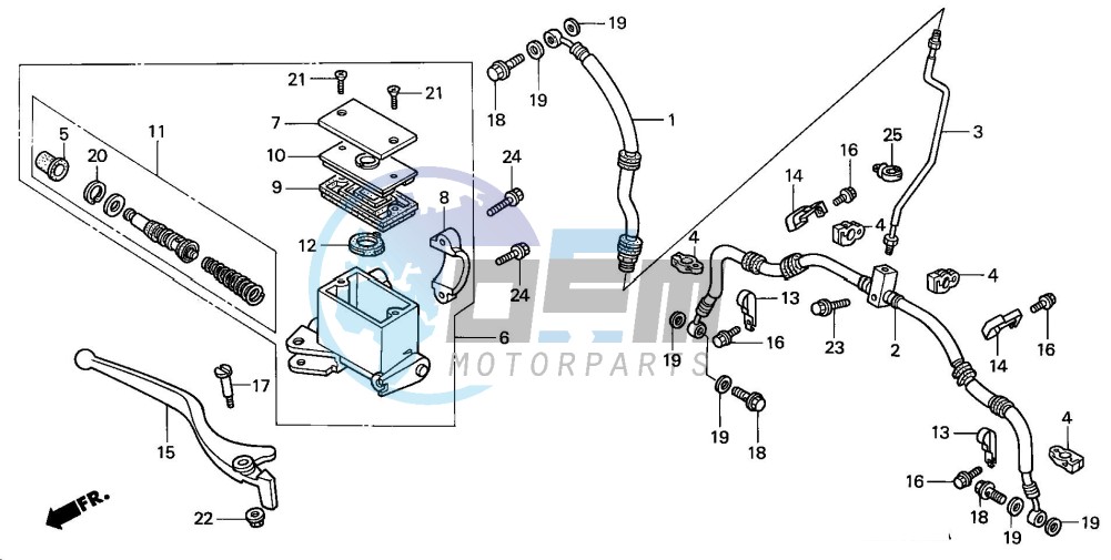 FR. BRAKE MASTER CYLINDER