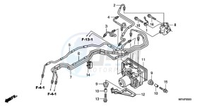 CBF1000A9 France - (F / ABS CMF) drawing ABS MODULATOR