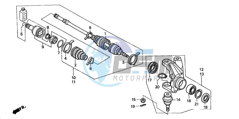 KNUCKLE (TRX350FM/FE)