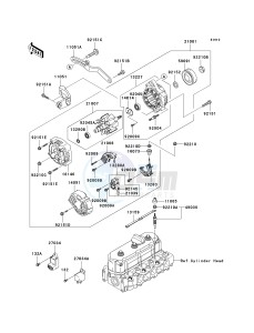 KAF 950 B [MULE 3010 DIESEL 4X4] (B2-B3) [MULE 3010 DIESEL 4X4] drawing GENERATOR