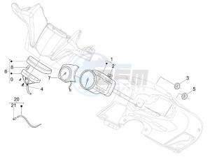 Nexus 500 e3 drawing Meter combination - Cruscotto