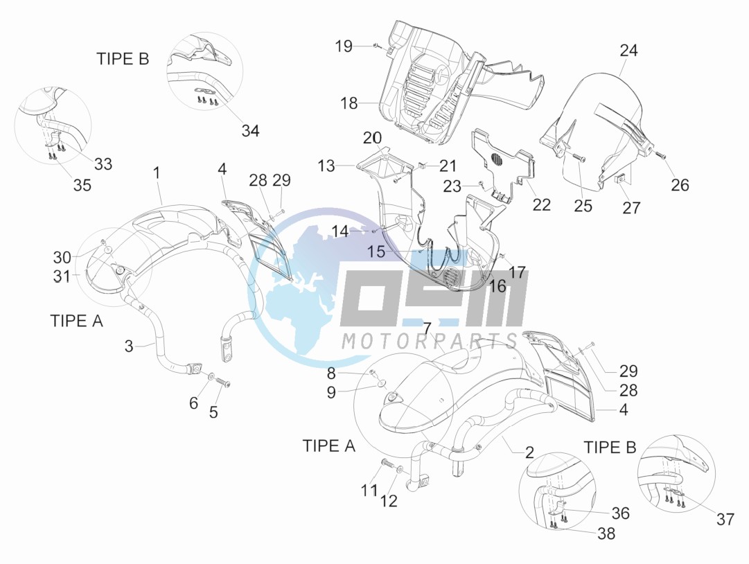 Wheel housing - Mudguard