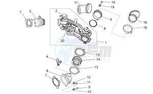 Stelvio 1200 - NTX - ABS 1200 drawing Throttle body