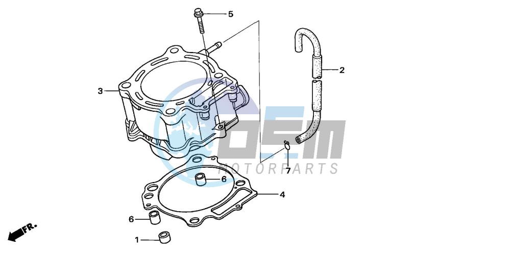 CYLINDER (TRX450R6,7,8/ER6,7,8)