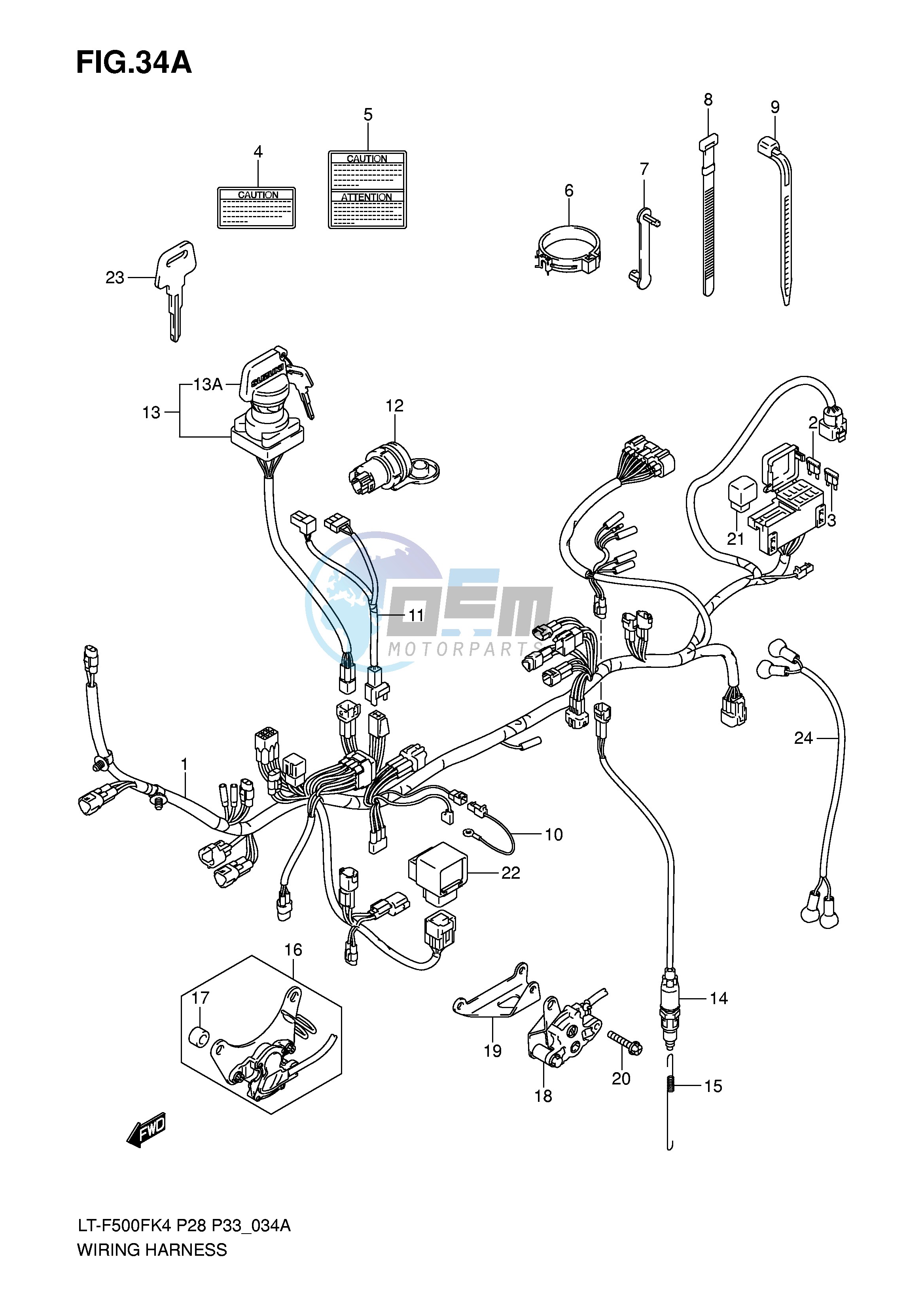 WIRING HARNESS (MODEL K6 K7)