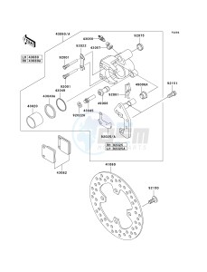 KVF 360 C [PRAIRIE 360 4X4 HARDWOODS GREEN HD] (C6F-C9F) C8F drawing FRONT BRAKE