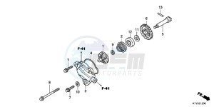 CBR125RWB CBR125RW E drawing WATER PUMP