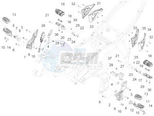 ETV 1200 Caponord Rally (EMEA, APAC) drawing Foot rests