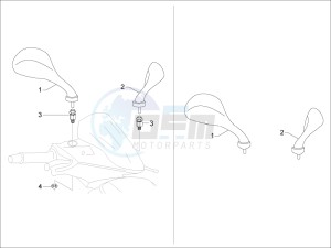 Runner 125 ST 4T E3 (EMEA) drawing Driving mirror/s