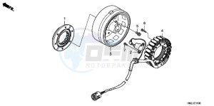 TRX500FPAC drawing GENERATOR