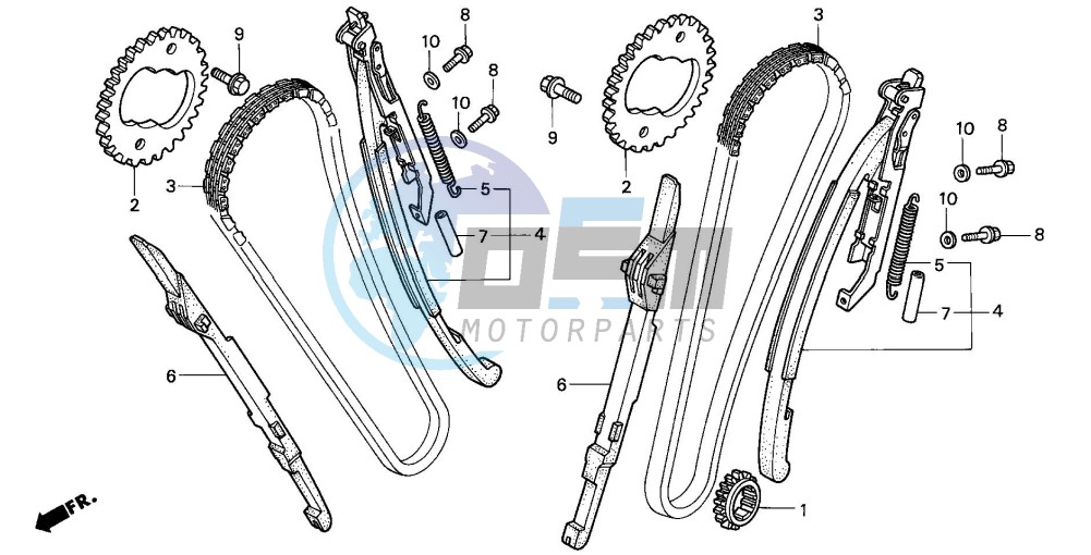 CAM CHAIN/TENSIONER