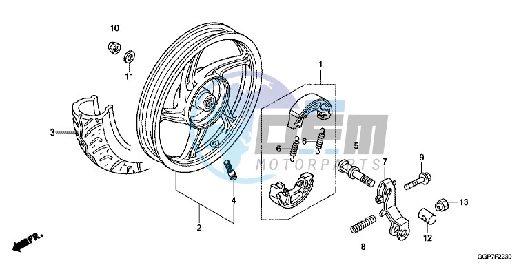 30 REAR WHEEL