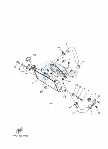 YZF320-A YZF-R3 (B7P1) drawing RADIATOR & HOSE