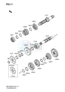 RM-Z250 (E24) drawing TRANSMISSION