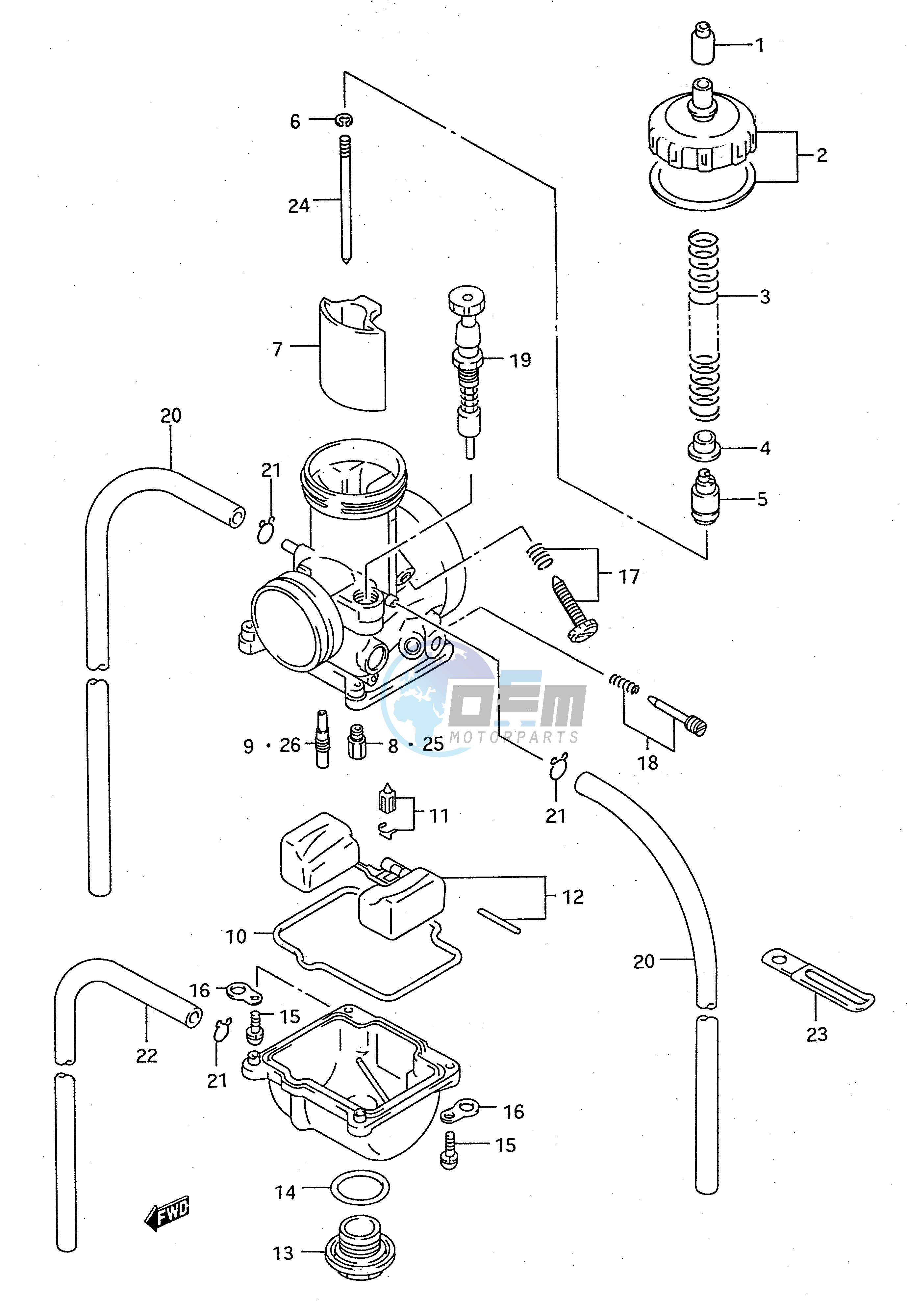 CARBURETOR (MODEL R S)