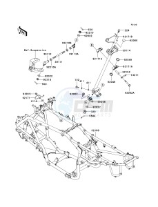 KSV 700 A [KFX 700] (A6F-A9F) A7F drawing FRAME