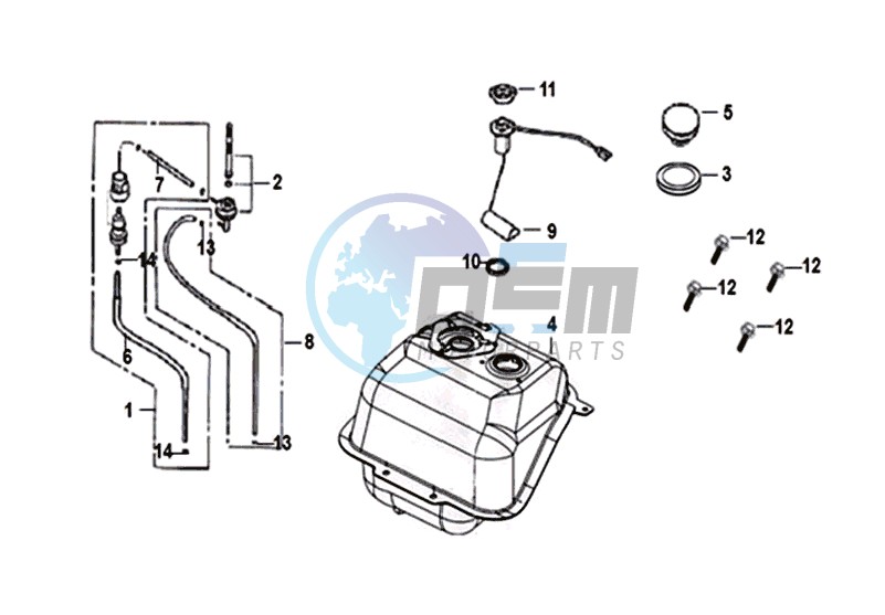 FUEL TANK -  FUEL GAUGE