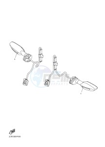 YZF-R1M 998 R5 (2KSF) drawing FLASHER LIGHT