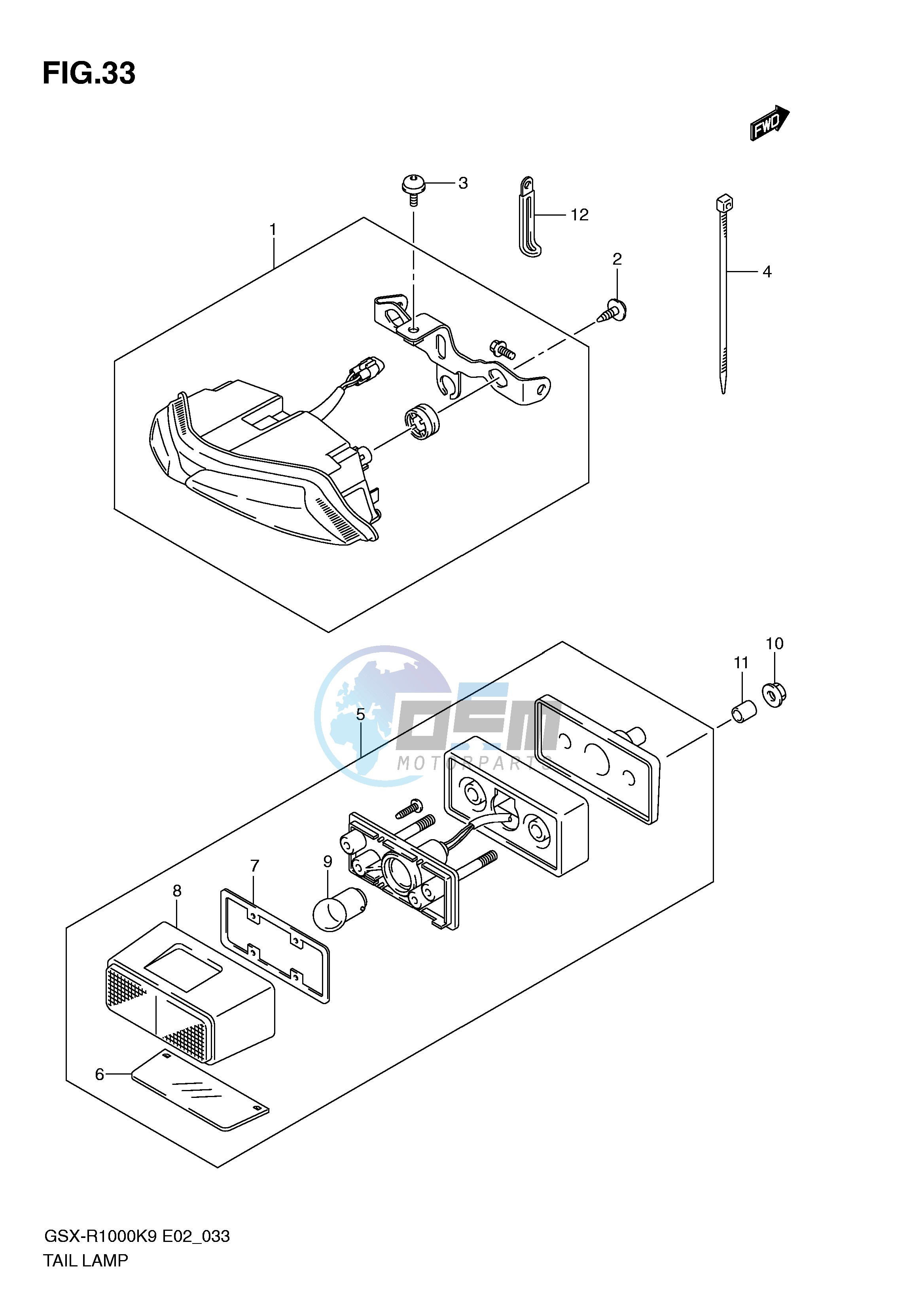 REAR COMBINATION LAMP