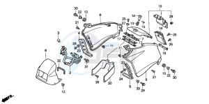 NX125 drawing COWL