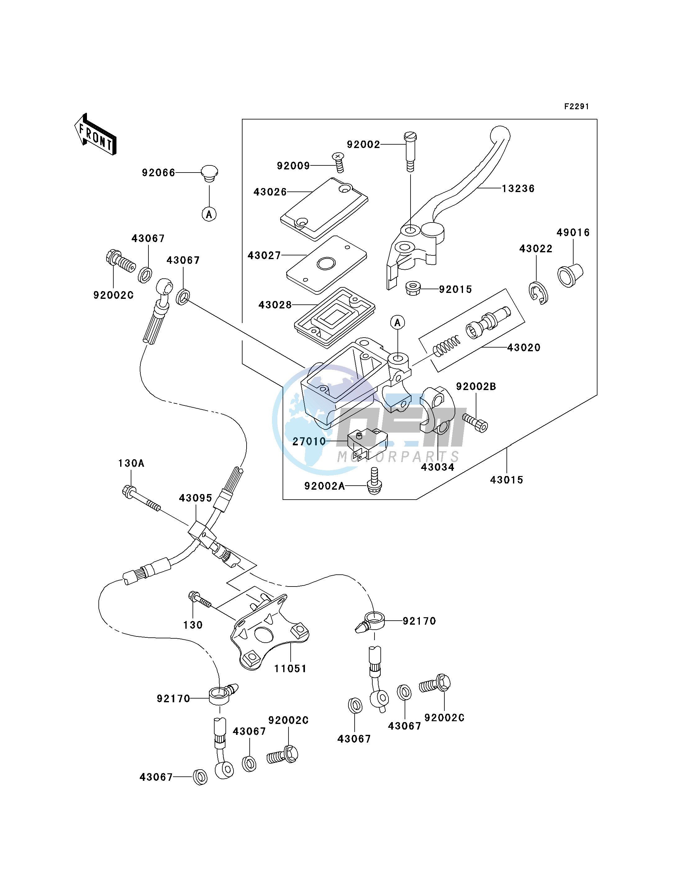 FRONT MASTER CYLINDER