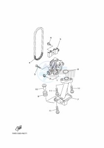 MT-07 MTN690 (BAT8) drawing OIL PUMP