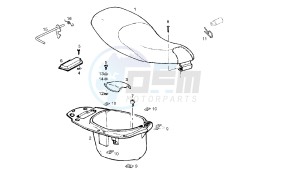 BOULEVARD - 125 CC 150 EU3 drawing SEAT