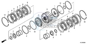 SXS700M2H Europe Direct - (ED) drawing CLUTCH (2 3)